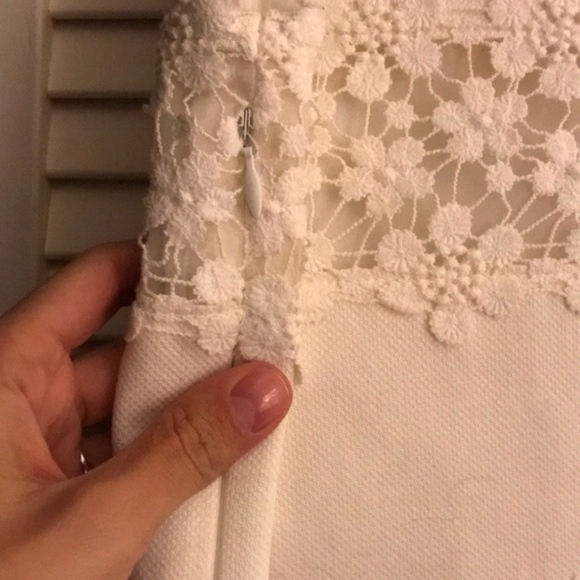 J Crew White Floral Shift Dress - Picture 4 of 4